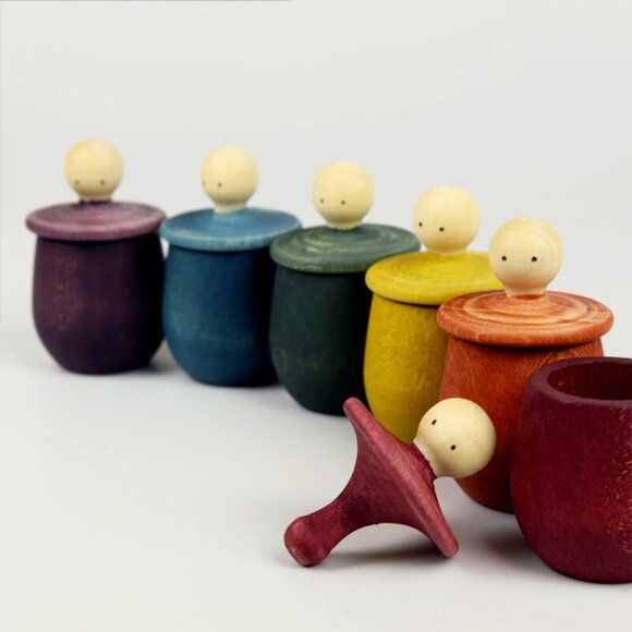 NWT Grapat Wooden Toys Little Things Full Set of 6 - Picture 1 of 3